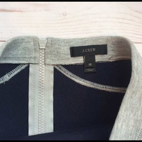 J Crew scuba material high waisted grey skirt - Picture 3 of 4